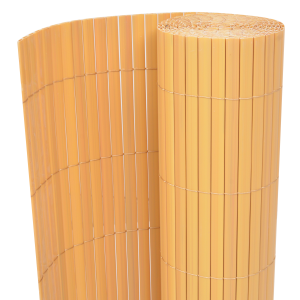 vidaXL Tuinhek Geel 150 x 500 cm PVC