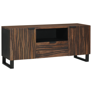 vidaXL TV-kast 105x33,5x46 cm van massief mango hout
