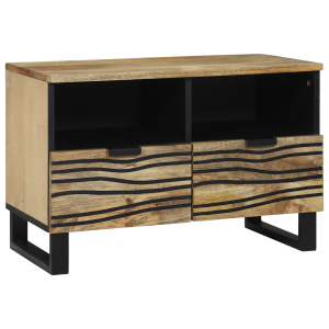 vidaXL TV Kast 70x33.5x46 cm Massief Mangohout