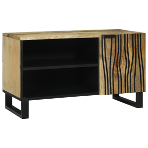 vidaXL TV-kast 80x31,5x46 cm van Massief Mango en Geengineerd Hout