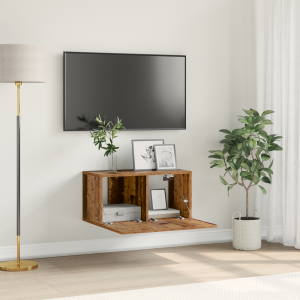 vidaXL TV Kast Oude Hout Spaanplaat Medium TV Kast Rechthoekig