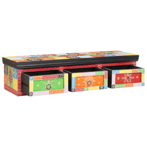 vidaXL TV Wandkast 100x30x24 cm Massief Hout Ongeschuurd Mango