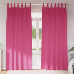 vidaXL Verduisterende gordijnen 2 pcs Roze 225 x 140 cm Polyester