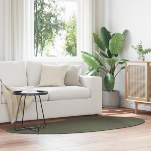 vidaXL Vloerkleed anti-slip 100x200 cm polyester bosgroen