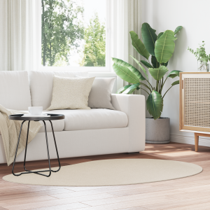 vidaXL Vloerkleed anti-slip 120x170 cm polyester beige