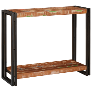 vidaXL Wandtafels Multikleur 90 x 33 x 75 cm massief gerecycled hout