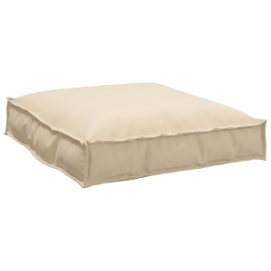vidaXL Zitkussen voor Pallet Beige 70x70x12 cm, Oxford Stof