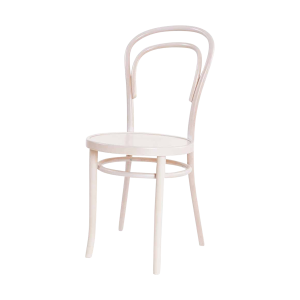 Vienna Thonet No. 14 houten bistrostoel whitewash