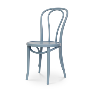 Vienna Thonet No. 18 houten bistrostoel blauw