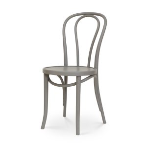 Vienna Thonet No. 18 houten bistrostoel grijs