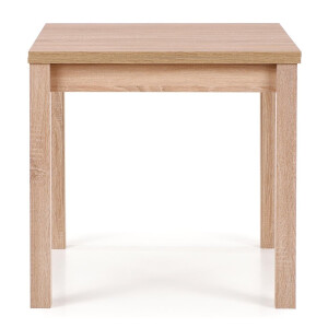 Vierkante eettafel Gracjan uitschuifbaar 80x80 cm sonoma eiken