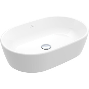Villeroy & Boch Architectura waskom 60x40x15.5cm - Ovaal met overloopgat Wit Alpin glans Ceramic+ 5a2660r1