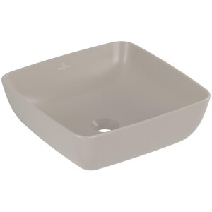 Villeroy & Boch Artis opzetwastafel - 41cm - vierkant z/krgt almond C+ 417841am