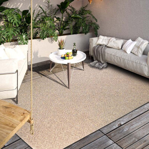 Buitenkleed Julie - Beige 230x160cm - - Dekbed-Discounter.nl
