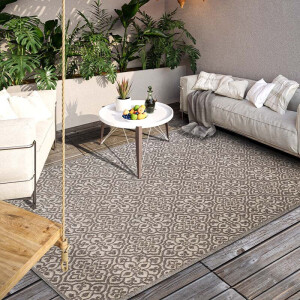 Buitenkleed Julie - Bruin 230x160cm - - Dekbed-Discounter.nl