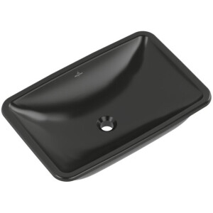 Villeroy & Boch Loop & friends wastafel - 38x61.5cm - zonder kraangat - p.black C+ 4a5800r7