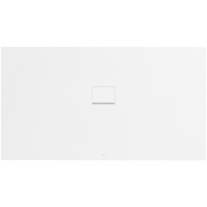 Villeroy & Boch Squaro Infinity kunststof douchebak - quaryl rechthoekig 180x100x4cm - mat wit udq1810sqi2v-rw
