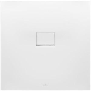 Villeroy & Boch Squaro Infinity kunststof douchebak - quaryl vierkant 90x90x4cm - mat wit udq9090sqi1v-rw