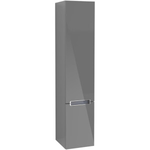 Villeroy & Boch Subway 2.0 kast - hoog 350x1650x370mm glossy grey A70910FP