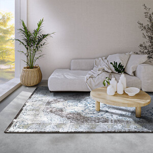 Vloerkleed Roger - Bruin 340x230cm - Polypropyleen - Dekbed-Discounter.nl