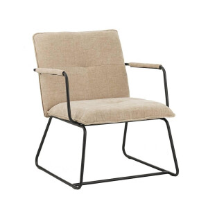 Fauteuil Hailey beige chenille | Dimehouse