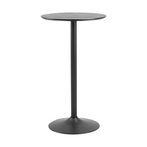 Vino houten bartafel zwart - Ø 60 cm