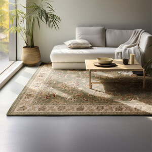 Vintage Vloerkleed Alexandria - Groen 170x120cm - - Dekbed-Discounter.nl