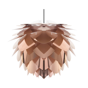 Silvia Medium hanglamp copper - met koordset zwart - Ø 50 cm