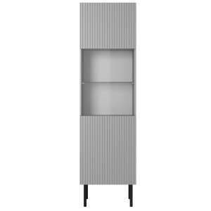 Vitrinekast Asensio mat grijs 50x180 cm