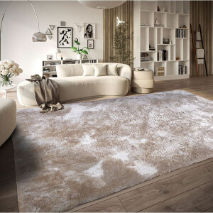 Vloerkleed Calida Creme 160x230 Cm Hoogpolig Elle Decoration - Dekbed-Discounter.nl