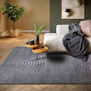Vloerkleed Elle Decoration New York Antraciet Antraciet 120x170 Cm Elle Decoration - Dekbed-Discounter.nl