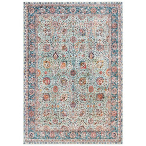 Vloerkleed Mahal - Turquoise 150x80cm - - Dekbed-Discounter.nl