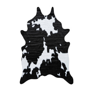 Vloerkleed Manila Cow zwart | Forte Collection
