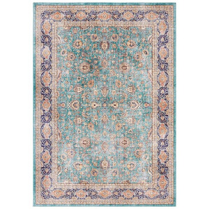 Vloerkleed Maschad - Turquoise 150x80cm - - Dekbed-Discounter.nl