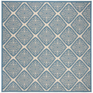 Vloerkleed Melissani Vierkant Donker in- & outdoor | Safavieh