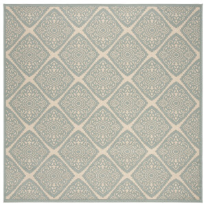 Vloerkleed Melissani Vierkant Licht in- & outdoor | Safavieh