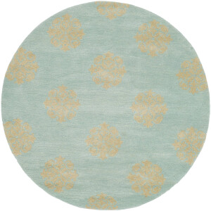 Vloerkleed Milo rond handgemaakt | Safavieh