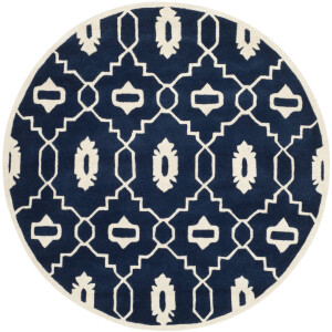 Vloerkleed Mondello rond handgemaakt | Safavieh