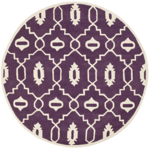 Vloerkleed Mondello rond handgemaakt | Safavieh