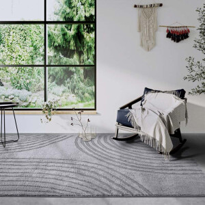 Vloerkleed Pigment Lichtgrijs 200x280 Cm Hoogpolig Elle Decoration - Dekbed-Discounter.nl