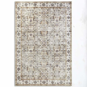 Vloerkleed Saveh - Creme Goud 150x80cm - - Dekbed-Discounter.nl