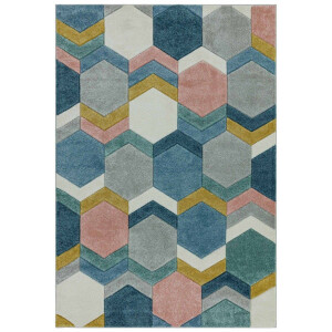 Vloerkleed Sketch Hexagon | Easy Living