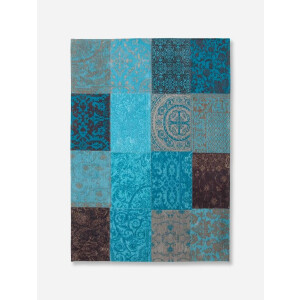 Vloerkleed Turquoise | Louis de Poortere