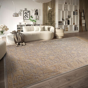 Vloerkleed Vintage Amber - Beige 230x160cm - Polypropyleen - Dekbed-Discounter.nl