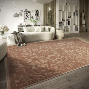 Vloerkleed Vintage Amber - Koper 230x160cm - Polypropyleen - Dekbed-Discounter.nl