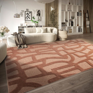 Vloerkleed Vintage Therese - Koper 290x200cm - Polypropyleen - Dekbed-Discounter.nl