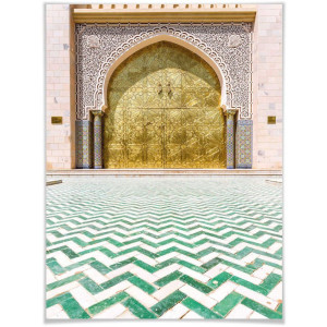 Wall-Art Poster Alawi moskee Oman Poster zonder lijst (1 stuk)