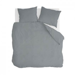 Walra Vintage Cotton Dekbedovertrek 200 x 220/240 cm - Elephant grey