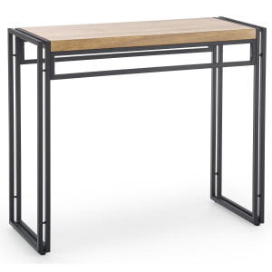 Wandtafel Bolivar 90 cm breed in goud eiken