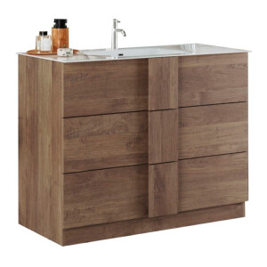 Wastafelonderkast JUPITER 101 cm breed met waskom